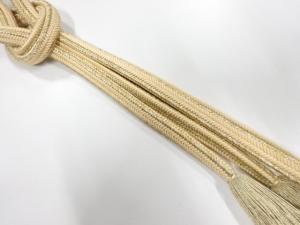 正絹　撚り房　手組帯締め